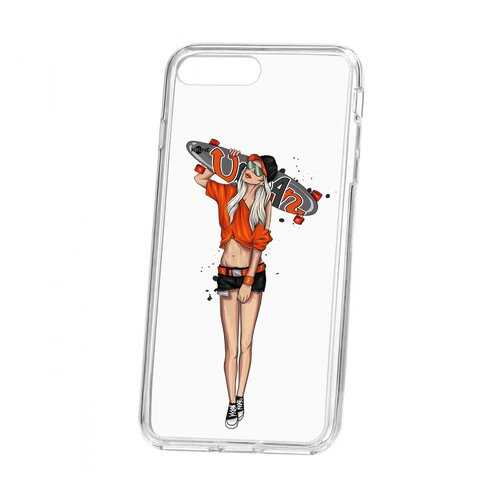 Чехол Kruche Apple iPhone 7 Plus Print Лонгборд в МТС