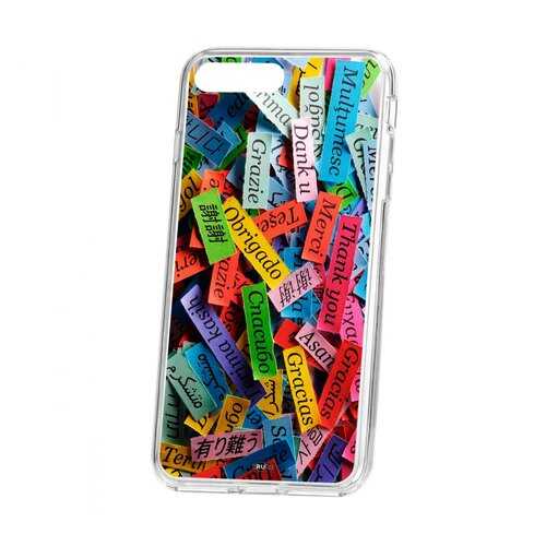 Чехол Kruche Apple iPhone 7 Plus Print Thank you в МТС