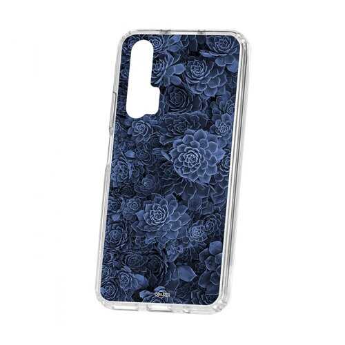 Чехол Kruche для Huawei Honor 20 Pro Print Каменная роза в МТС