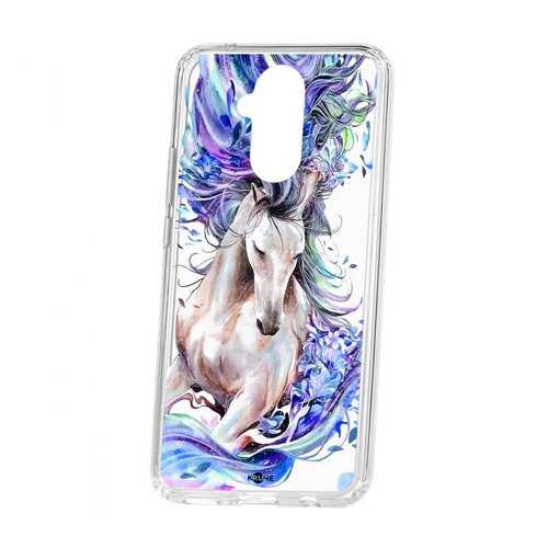 Чехол Kruche для Huawei Mate 20 Lite Print Грация в МТС