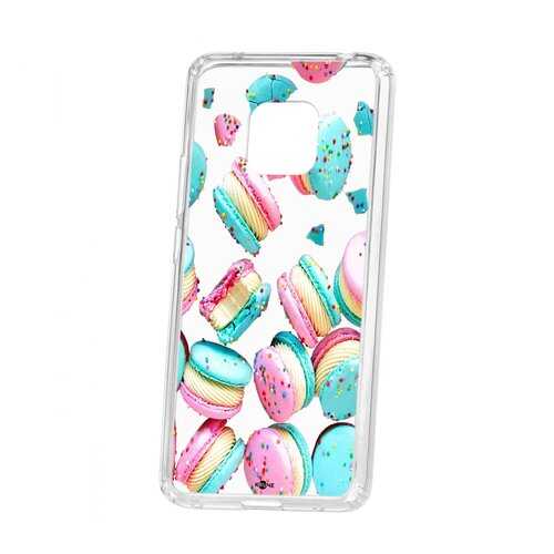 Чехол Kruche для Huawei Mate 20 Pro Print Макарон в МТС