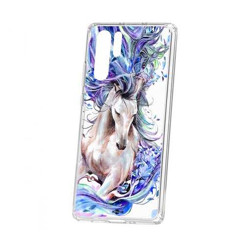 Чехол Kruche для Huawei P30 Pro Print Грация в МТС