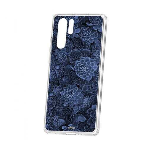 Чехол Kruche для Huawei P30 Pro Print Каменная роза в МТС