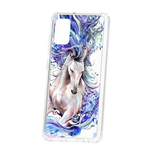 Чехол Kruche для Samsung Galaxy A41 2019 Print Грация в МТС
