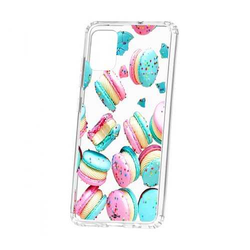 Чехол Kruche для Samsung Galaxy A51 Print Макарон в МТС