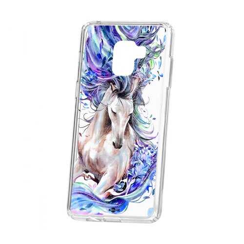 Чехол Kruche для Samsung Galaxy A8+ 2018 (A730) Print Грация в МТС