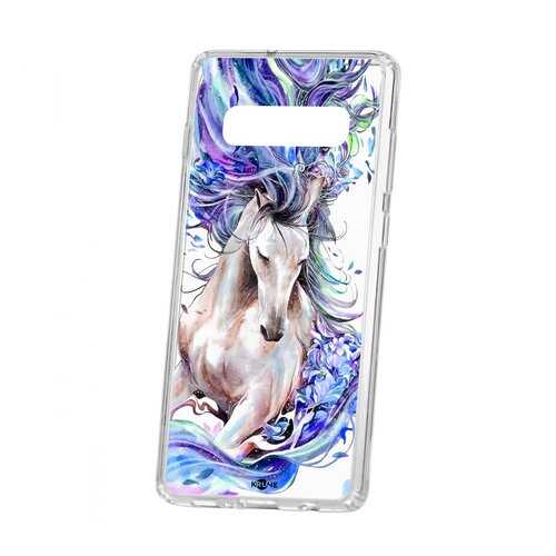 Чехол Kruche для Samsung Galaxy S10+ Print Грация в МТС