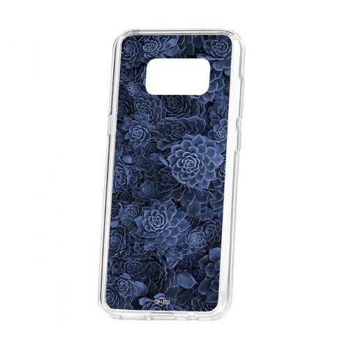 Чехол Kruche для Samsung Galaxy S8 Plus Print Каменная роза в МТС