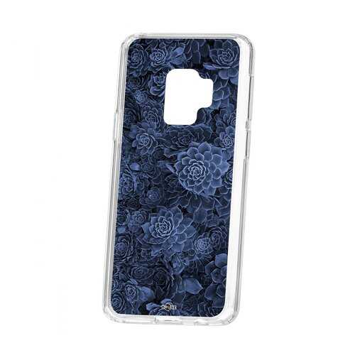 Чехол Kruche для Samsung Galaxy S9 Print Каменная роза в МТС