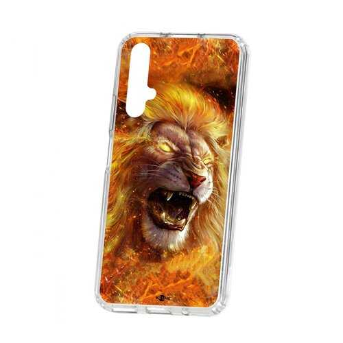 Чехол Kruche Huawei Honor 20 Print Лев в МТС