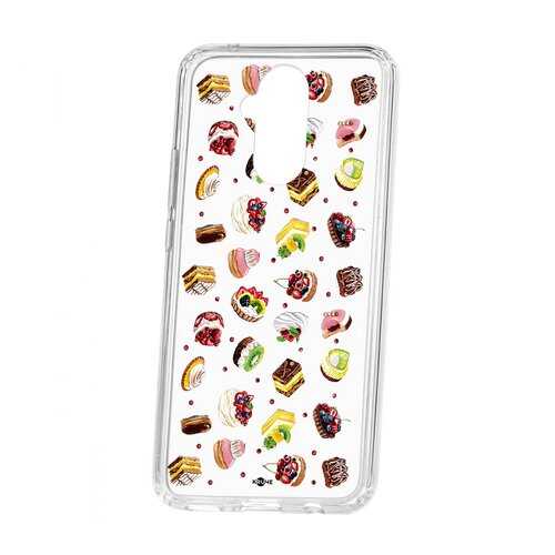 Чехол Kruche Huawei Mate 20 Lite Print Cake в МТС