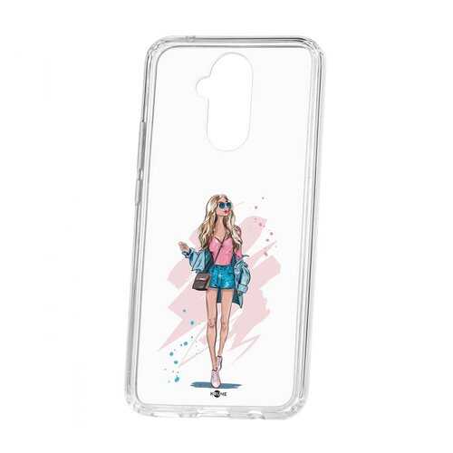 Чехол Kruche Huawei Mate 20 Lite Print Fashion Girl в МТС