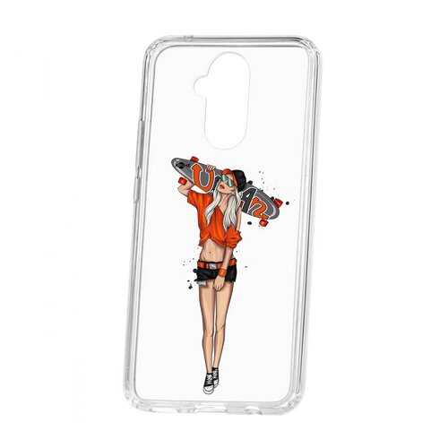 Чехол Kruche Huawei Mate 20 Lite Print Лонгборд в МТС