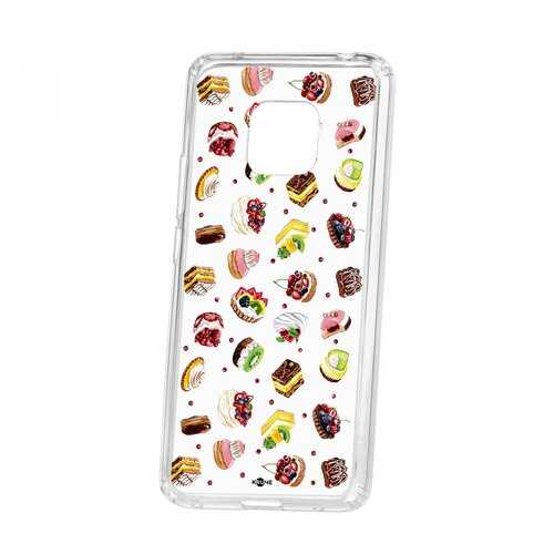 Чехол Kruche Huawei Mate 20 Pro Print Cake в МТС