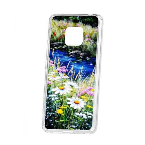 Чехол Kruche Huawei Mate 20 Pro Print Ромашки у ручья в МТС