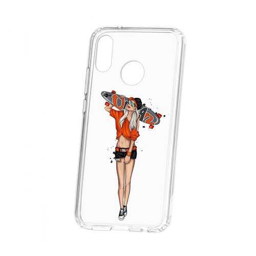 Чехол Kruche Huawei P20 Lite Print Лонгборд в МТС