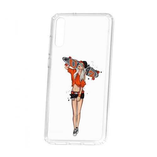 Чехол Kruche Huawei P20 Print Лонгборд в МТС