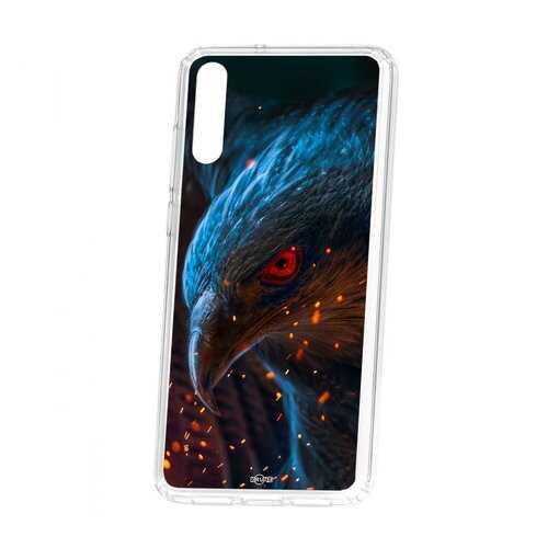 Чехол Kruche Huawei P20 Print Орел в МТС