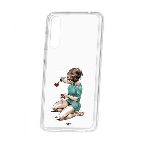 Чехол Kruche Huawei P20 Pro (Plus) Print Рисуя любовь в МТС