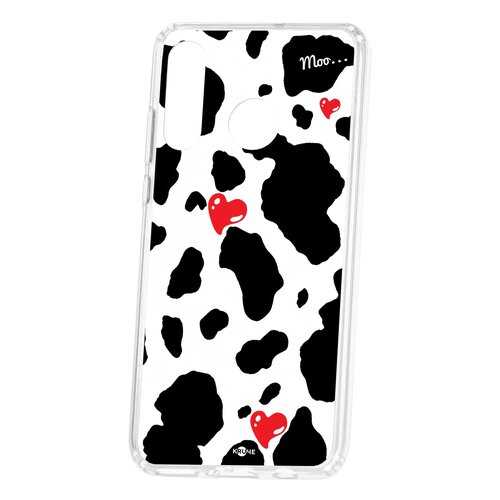 Чехол Kruche Huawei P30 Lite Print Корова в МТС