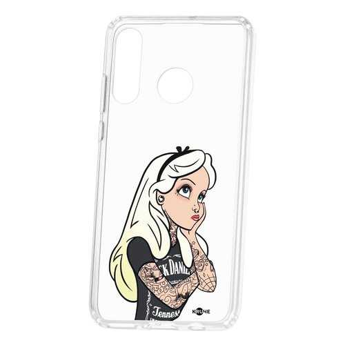 Чехол Kruche Huawei P30 Lite Print Tattoo Girl в МТС
