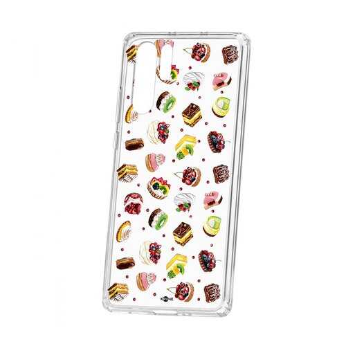 Чехол Kruche Huawei P30 Pro Print Cake в МТС