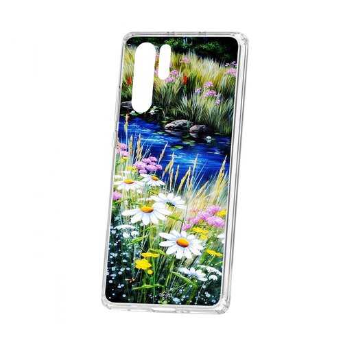 Чехол Kruche Huawei P30 Pro Print Ромашки у ручья в МТС