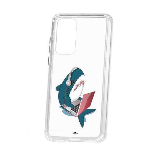 Чехол Kruche Huawei P40 Print Акула в МТС