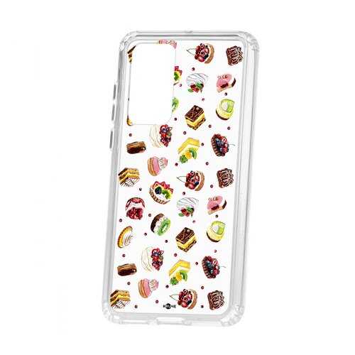 Чехол Kruche Huawei P40 Print Cake в МТС