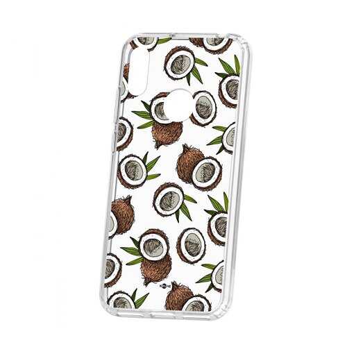 Чехол Kruche Huawei Y6 2019 Print Кокосы в МТС