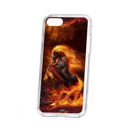 Чехол Kruche iP 7 Print Конь огонь в МТС