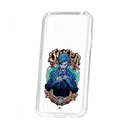 Чехол Kruche Samsung Galaxy A01/A015 Print Джокер в МТС