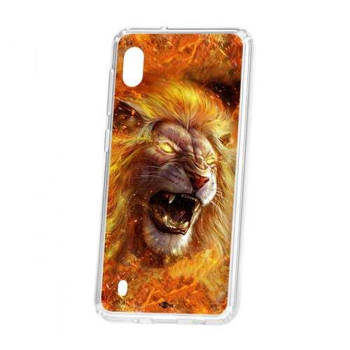 Чехол Kruche Samsung Galaxy A10 2019 Print Лев в МТС