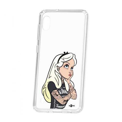 Чехол Kruche Samsung Galaxy A10 2019 Print Tattoo Girl в МТС