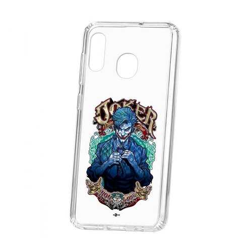 Чехол Kruche Samsung Galaxy A20 2019 Print Джокер в МТС