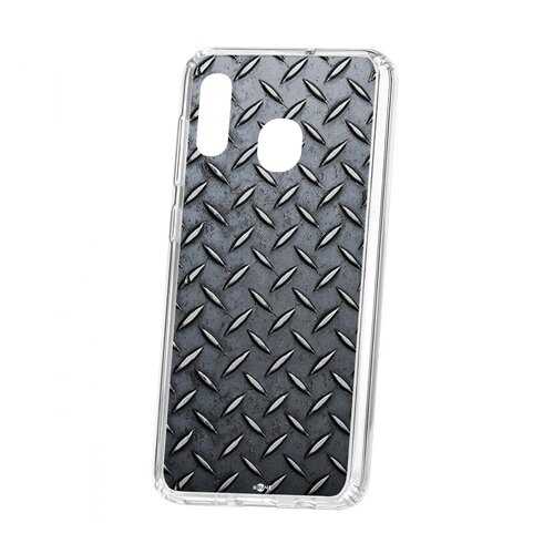Чехол Kruche Samsung Galaxy A20 2019 Print Сталь в МТС