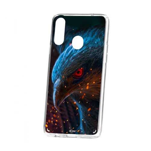 Чехол Kruche Samsung Galaxy A20S Print Орел в МТС