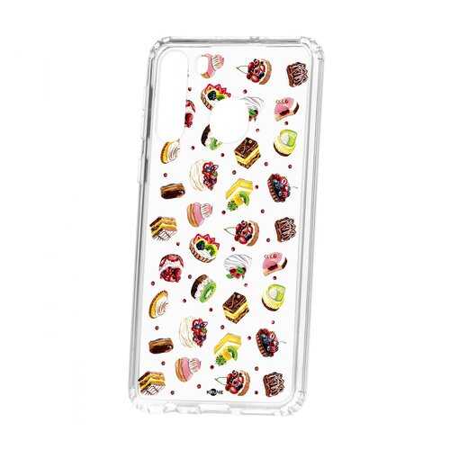 Чехол Kruche Samsung Galaxy A21 Print Cake в МТС
