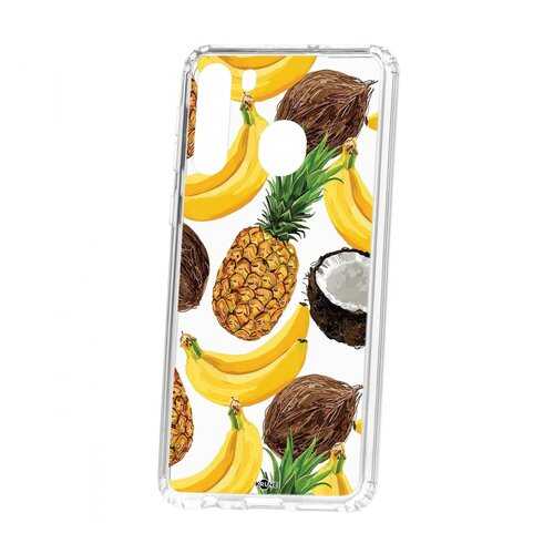 Чехол Kruche Samsung Galaxy A21 Print Тропический микс в МТС