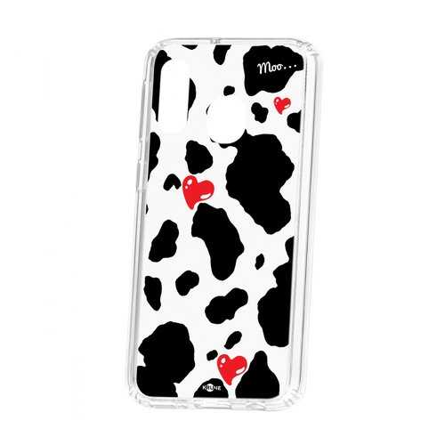 Чехол Kruche Samsung Galaxy A40 2019 Print Корова в МТС