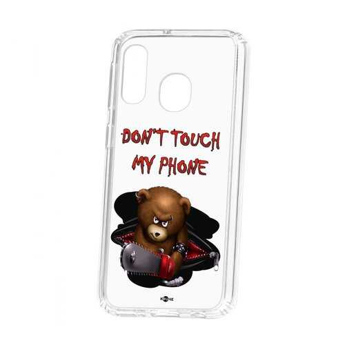 Чехол Kruche Samsung Galaxy A40 2019 Print Не бери мой телефон в МТС