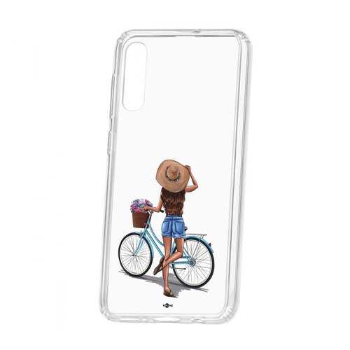 Чехол Kruche Samsung Galaxy A50 2019 Print Велосипедная прогулка в МТС