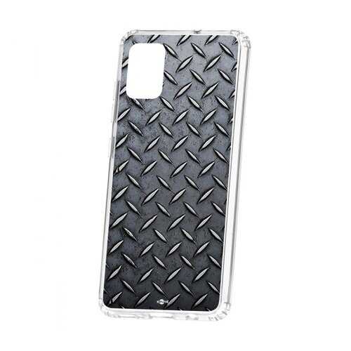 Чехол Kruche Samsung Galaxy A51 Print Сталь в МТС