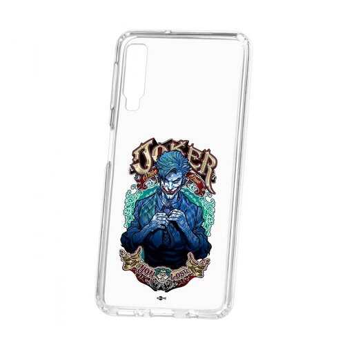 Чехол Kruche Samsung Galaxy A7 (2018) A750 Print Джокер в МТС