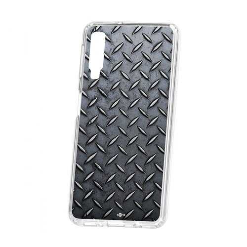 Чехол Kruche Samsung Galaxy A7 (2018) A750 Print Сталь в МТС