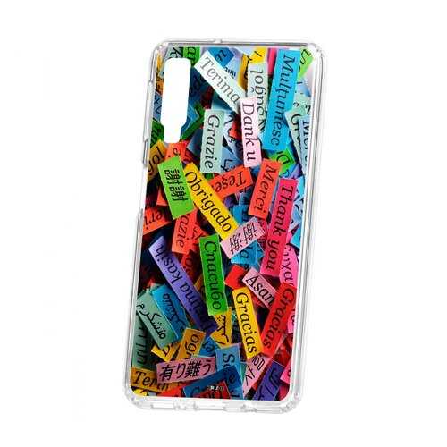 Чехол Kruche Samsung Galaxy A7 (2018) A750 Print Thank you в МТС