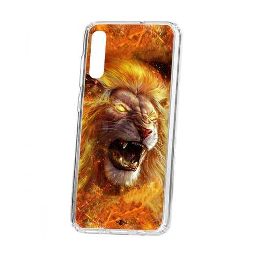 Чехол Kruche Samsung Galaxy A70 2019 Print Лев в МТС