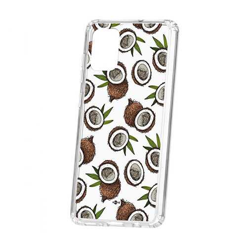 Чехол Kruche Samsung Galaxy A71 Print Кокосы в МТС