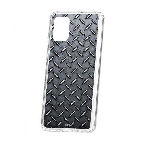 Чехол Kruche Samsung Galaxy A71 Print Сталь в МТС