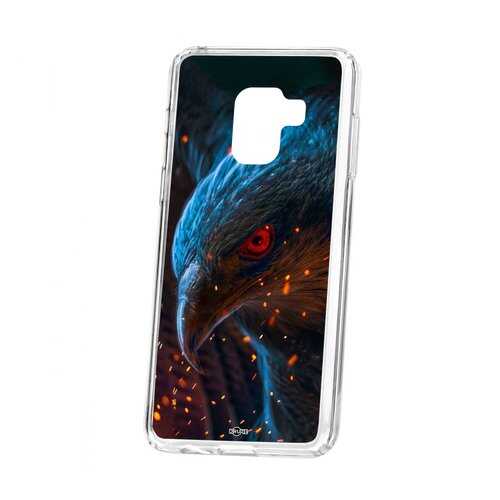 Чехол Kruche Samsung Galaxy A8 2018 (A530) Print Орел в МТС